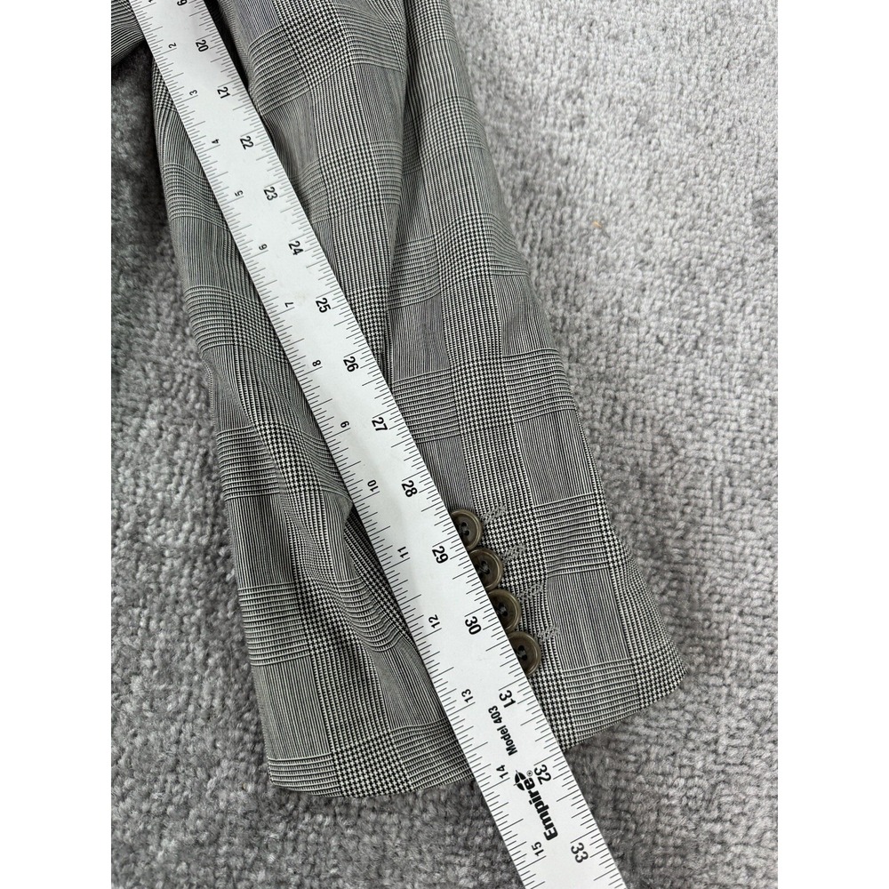 Hugo Boss Suit Jacket 42 R Navy Wool Prince of Whales Galilei Sigma Luxury Coat - Picture 9 of 16